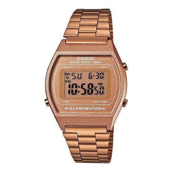Casio Vintage B640WC-5A Rose Gold Watch for Men and Women